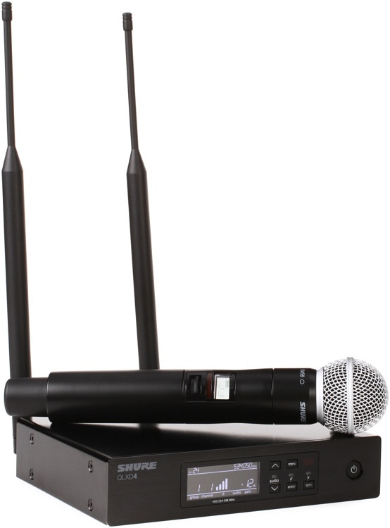 Shure QLXD24/SM58 Digital Wireless Handheld Microphone System H50