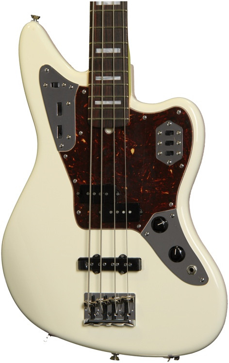 Fender American Standard Jaguar Bass Rosewood Olympic White Sweetwater 7924