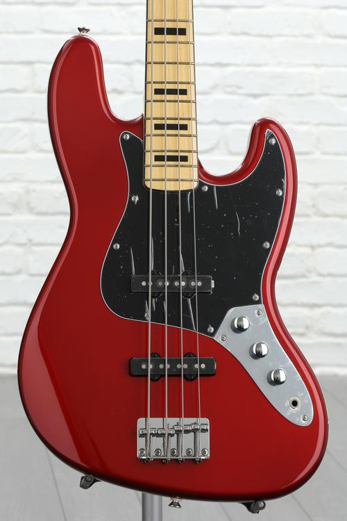 Squier Vintage Modified Jazz Bass 70s Candy Apple Red Sweetwater 6835