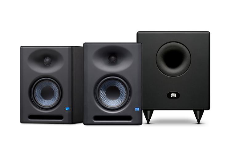 PreSonus Eris E5XT Powered Studio Monitor配对Temblor T8低音炮