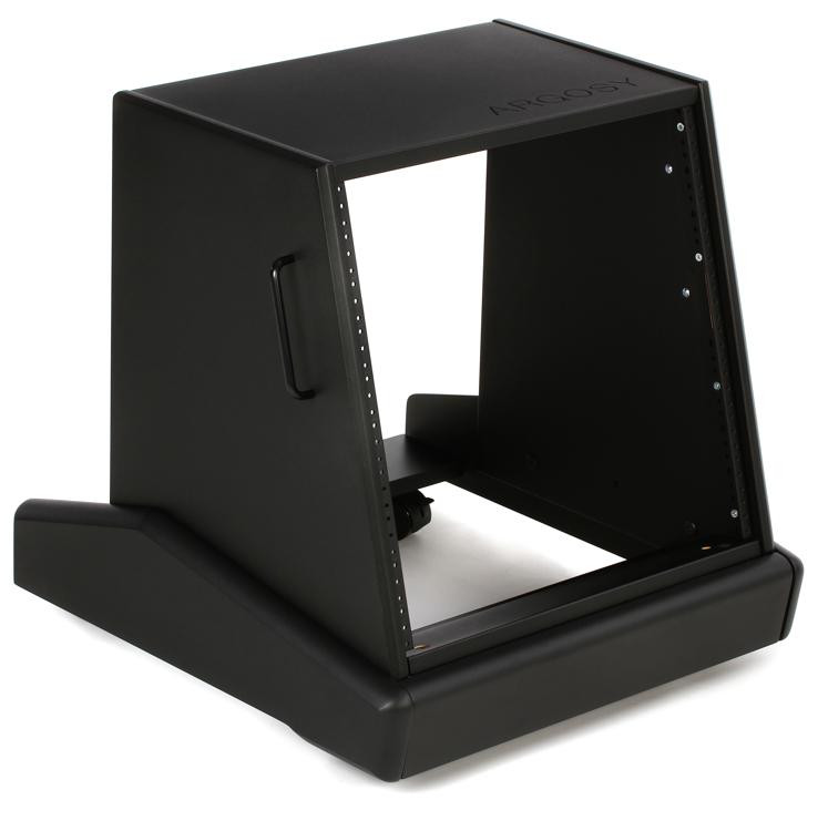 Argosy Rack 'N Roll L10 10U Studio Rack Black Sweetwater