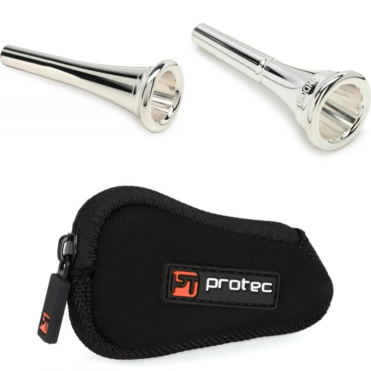 Denis Wick Classic 6N and Faxx MDC French Horn Mouthpieces with Pouch Sweetwater