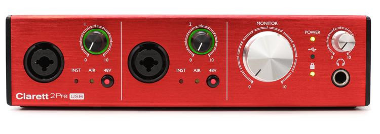 Focusrite clarett 2pre usb обзор