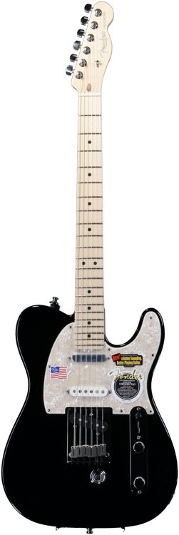 Fender American Nashville B-Bender Telecaster - Black | Sweetwater