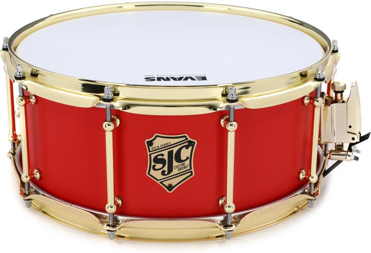 SJC Custom Drums Tour Series Snare Drum 6 x 14 inch Ruby Sweetwater