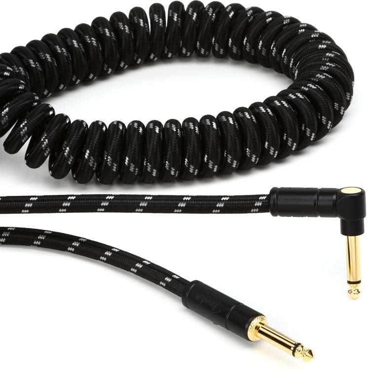 Fender 0990823060 Deluxe Series Coil Guitar Cable Straight to Right
