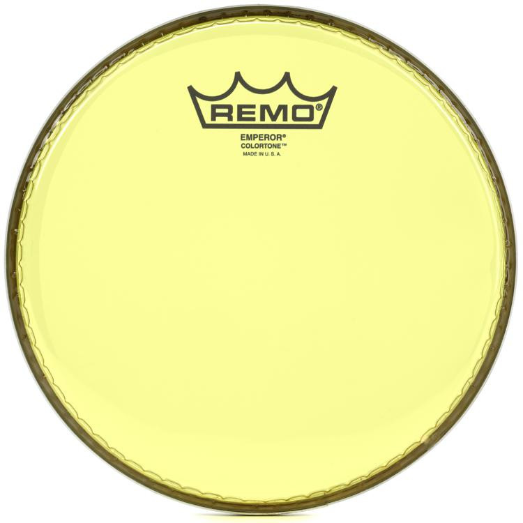 Remo Emperor Colortone Yellow Drumhead 8 inch Sweetwater