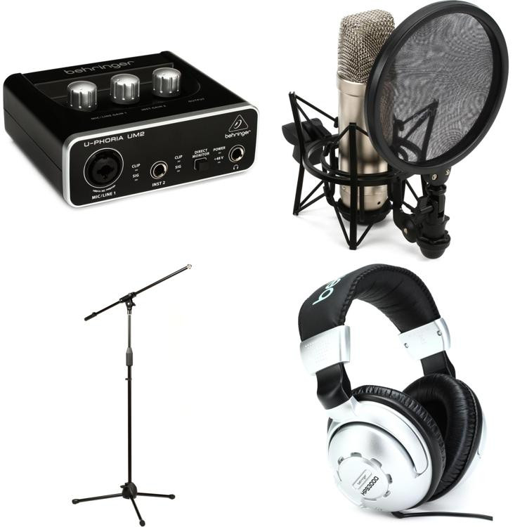 Behringer UPhoria UM2 USB Aduio Interface and TM1 Condenser Microphone