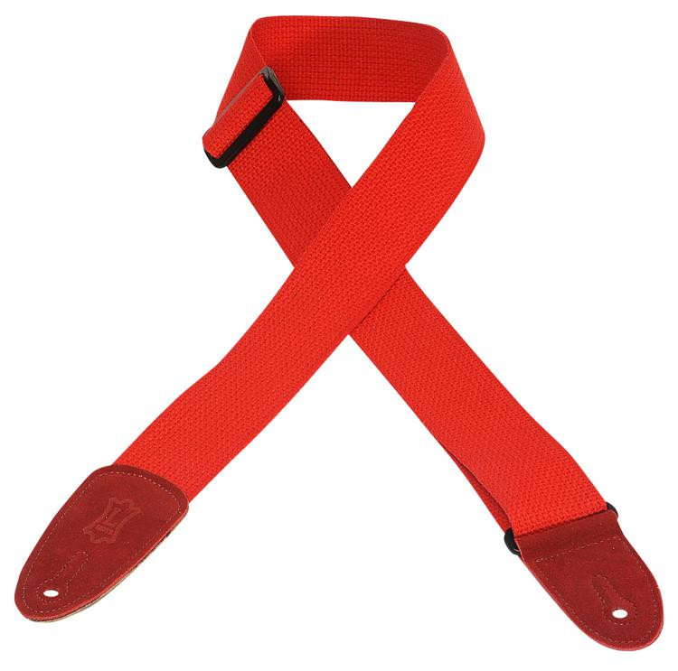 Levy's MC8 Cotton Guitar Strap Red Sweetwater