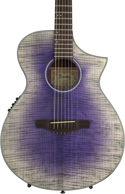 Ibanez AEWC32FM - Glacier Violet Low Gloss | Sweetwater