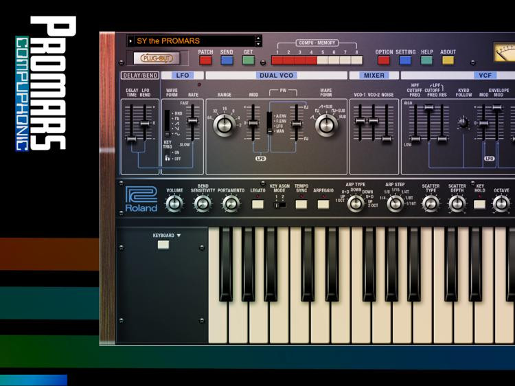 Roland Promars Synthesizer Software Sweetwater