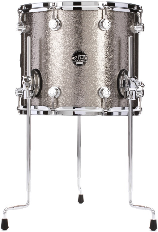 DW Performance Series Floor Tom 12" x 14" Titanium Sparkle Finish Ply Sweetwater