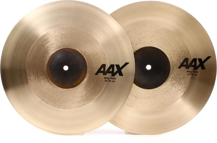 Sabian 14 inch AAX Freq Hi-hat Cymbals | Sweetwater