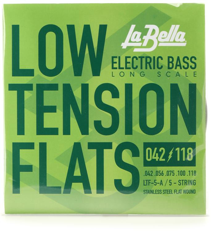 La Bella LTF5A Low Tension Flexible Flats Bass Guitar Strings .042