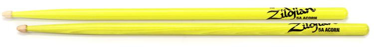 Zildjian 5A Acorn Tip Neon Green Drumsticks