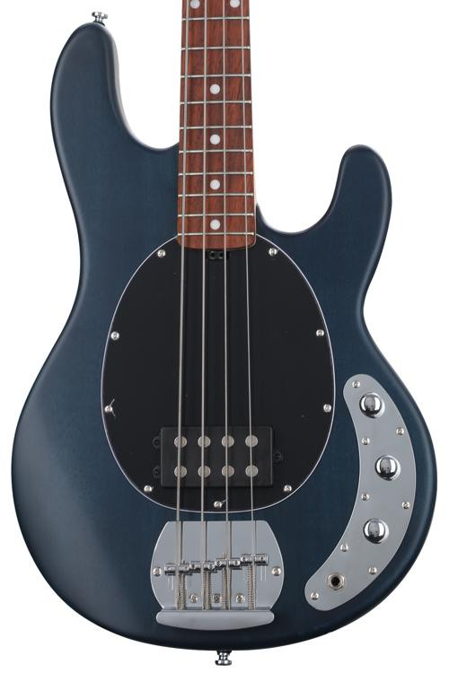 Sterling By Music Man StingRay RAY4 Bass Guitar - Blue Satin | Sweetwater