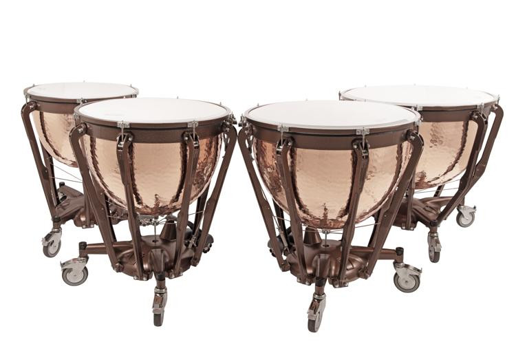 Ludwig Professional Hammered Copper Timpani Set 23 26 29 32 Inch