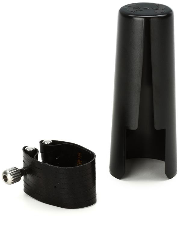 Rovner Dark Ligature and Cap for Rubber Bass Mouthpiece 3RL