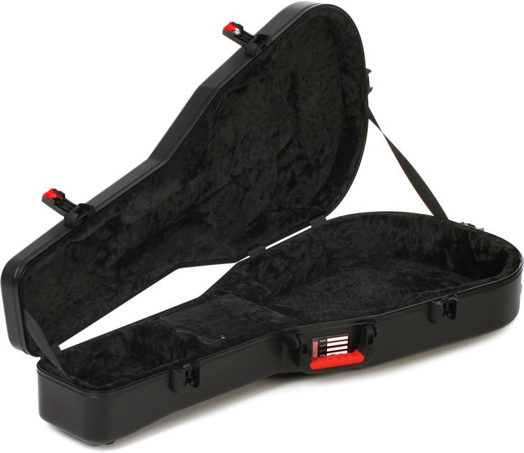 Gator ATA Molded Guitar Case with TSA latches for Acoustic Guitars