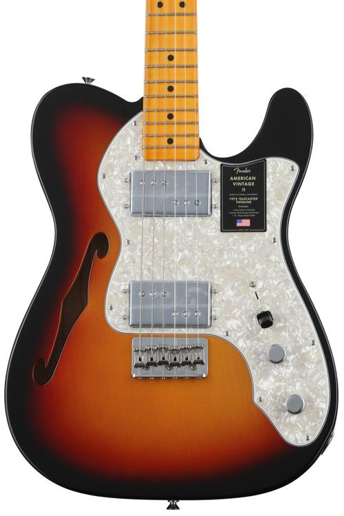 Fender American Vintage II 1972 Telecaster Thinline Electric Guitar 3