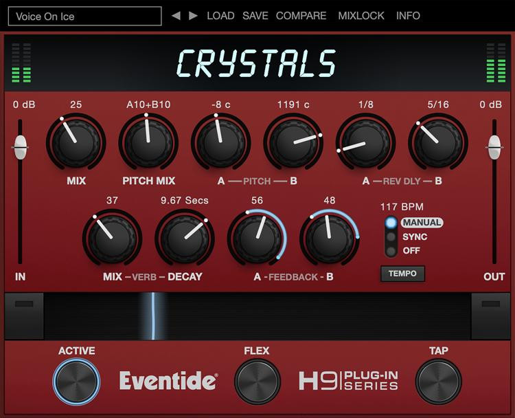 Eventide Crystals Twin Reverse Pitch Shifters and Reverb Plug-in ...