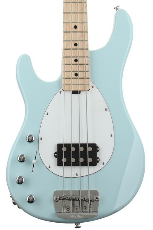 Ernie Ball Music Man Sterling 4 Lefthanded Powder Blue w/ Maple