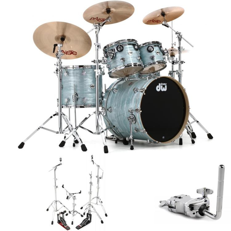 Dw Collector S Series Finishply 4 Piece Shell Pack And Hardware Pack Pale Blue Oyster With