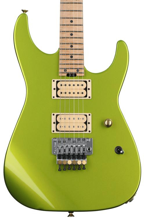 Charvel Custom Shop Dinky HH Electric Guitar Lime Green Metallic