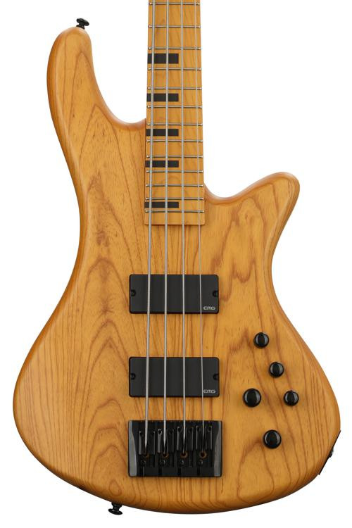 Schecter Session Stiletto Bass Guitar Aged Natural Satin Sweetwater