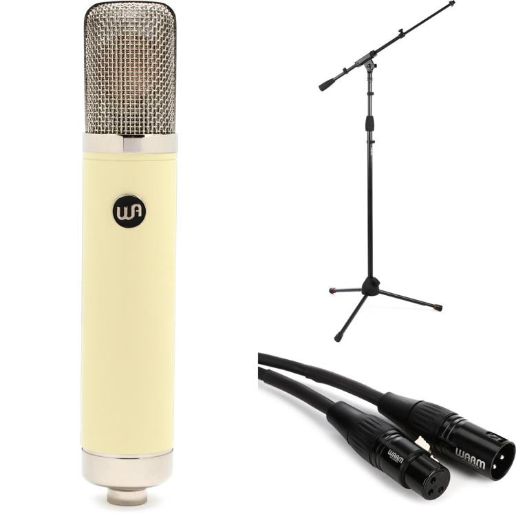 Warm Audio WA251 Tube Condenser Microphone with Stand and Cable