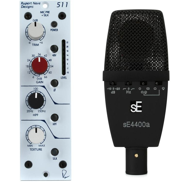 Rupert Neve Designs 511 Microphone Preamp and sE4400 Largediaphragm