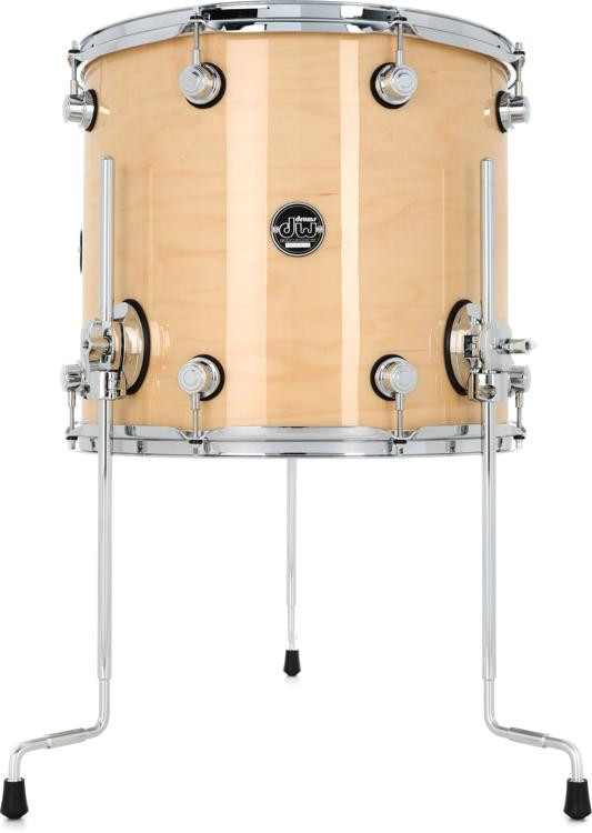 Dw Performance Series Floor Tom 14 X 16 Inch Natural Lacquer Sweetwater 