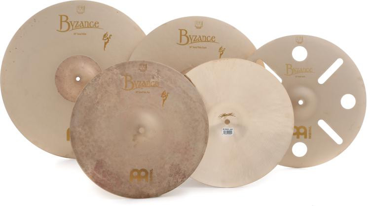 Meinl Cymbals Byzance Vintage Benny Greb Sand Series Set - 14/18/20 inch -  with Free 16 inch Trash Crash | Sweetwater