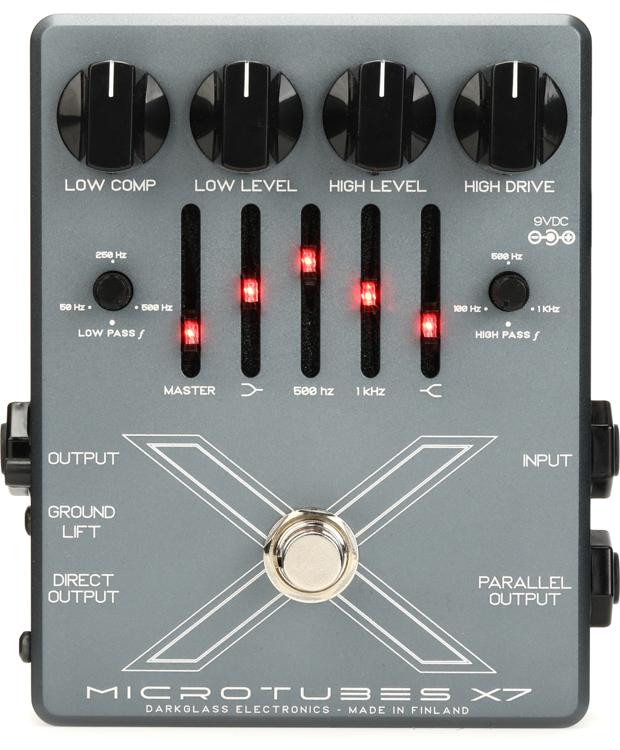 Darkglass Microtubes X7 Bass Preamp Pedal Reviews Sweetwater