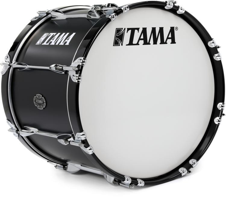 Tama Fieldstar Marching Bass Drum - 18-inch x 14-inch, Satin Black ...