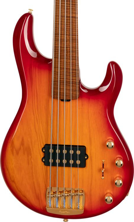 Ernie Ball Music Man BFR StingRay Special 5 Fretless Bass Guitar ...