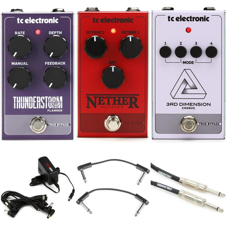 TC Electronic Modulation Pedals Pack with Power Supply Sweetwater