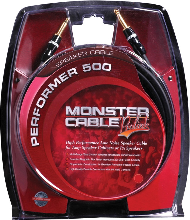 Monster Performer 500 Speaker Cable 20' Sweetwater