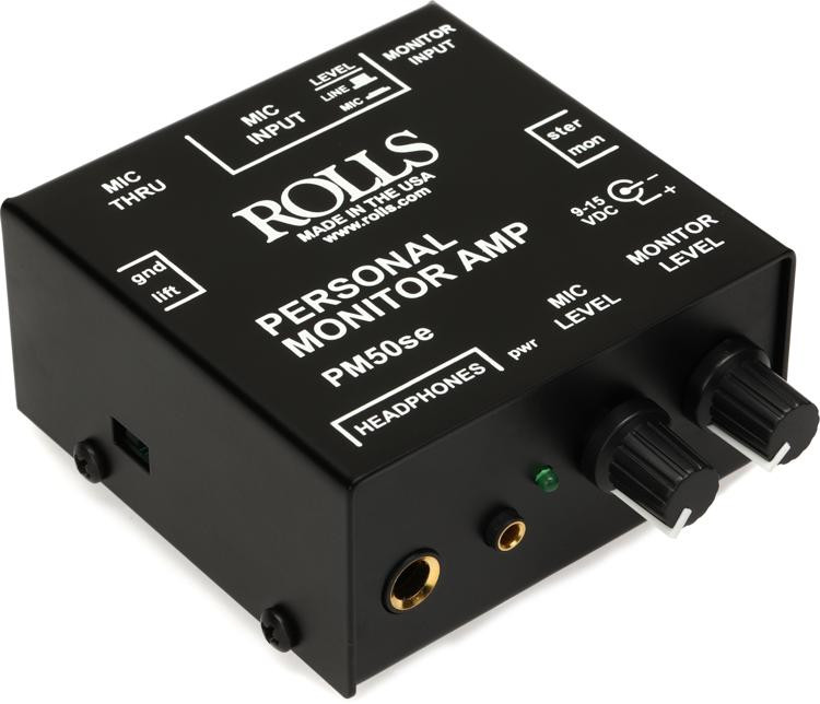 Rolls PM50se Personal Monitor Amp Reviews Sweetwater
