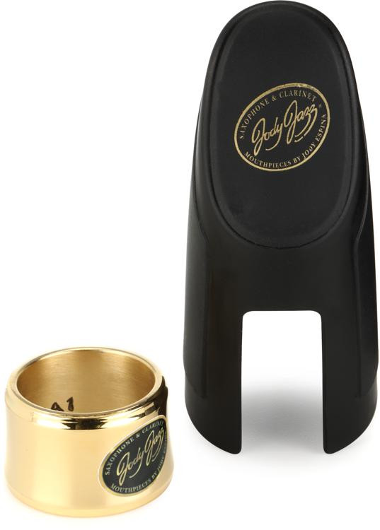 JodyJazz HRA1 Power Ring Ligature with Cap for Hard Rubber Alto