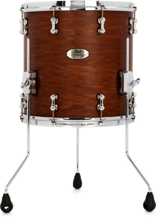 Pearl Reference Pure Floor Tom 14 x 14 inch Matte Walnut Lacquer Sweetwater