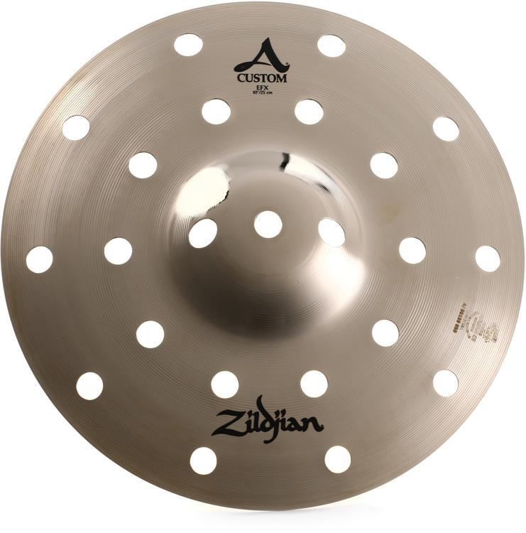 Zildjian 10 inch A Custom EFX Splash Cymbal Sweetwater