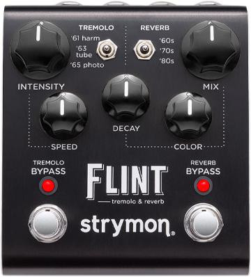Strymon Flint Limited Edition Tremolo and Reverb - Black Knobs 
