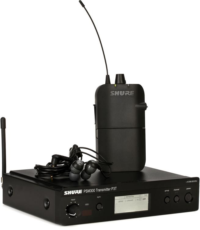 Shure PSM300 P3TR112GR Wireless Inear Monitor System J13 Band