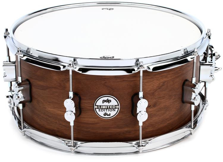 PDP Concept Limited Edition Snare Drum 6.5 x 14 inch Maple/Walnut