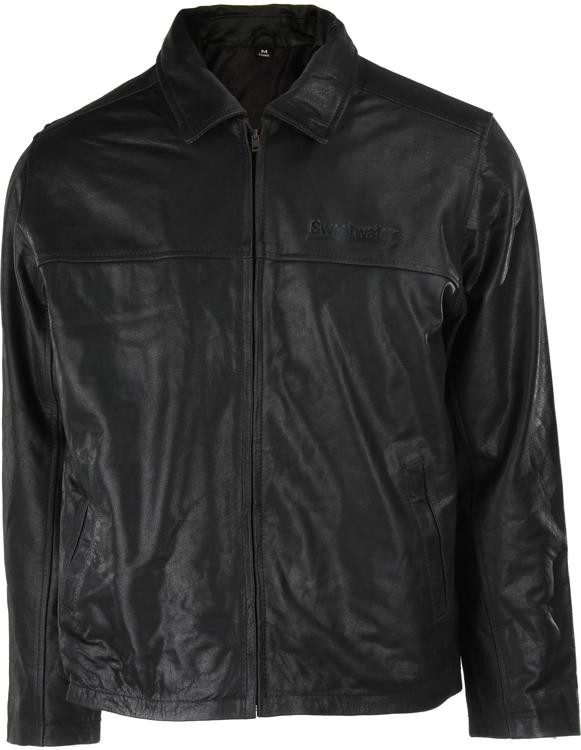 Sweetwater Napa Leather Driving Jacket - Black, 2XLT