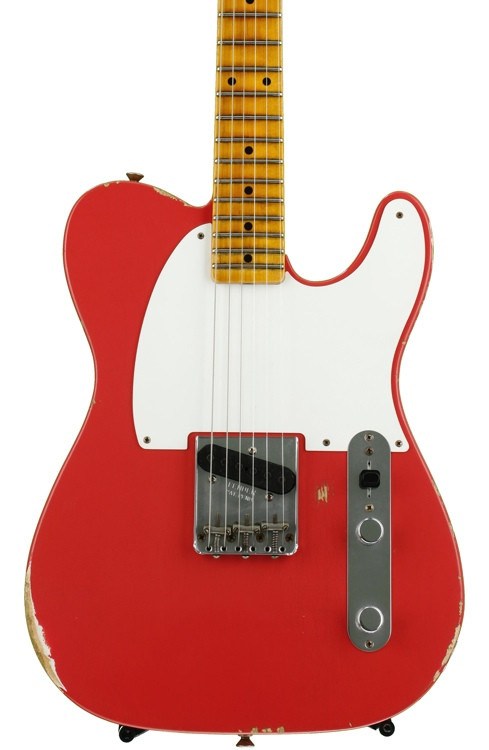 Fender Custom Shop 1955 Relic Esquire - Faded Fiesta Red | Sweetwater