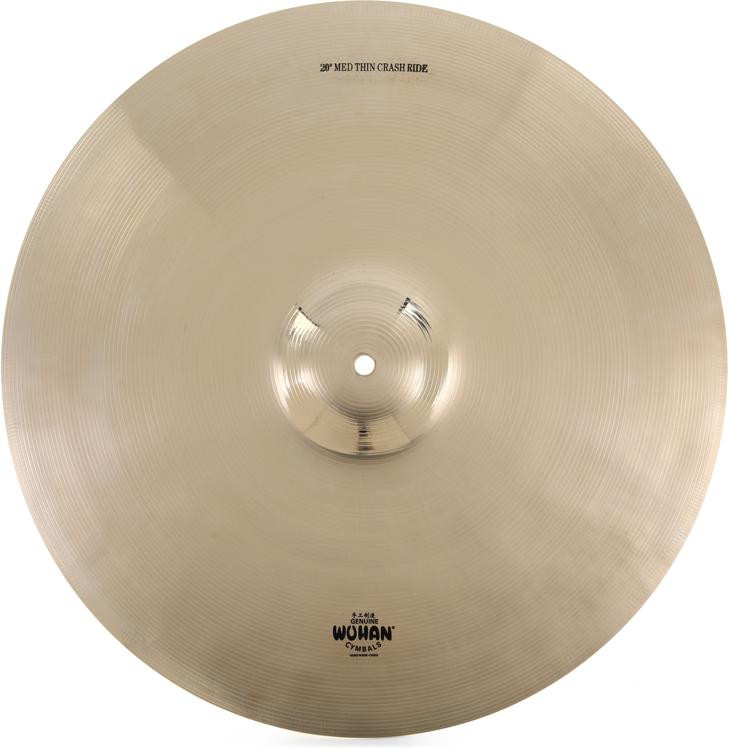Wuhan Western Series Medium Thin Crash Ride Cymbal 20 inches Sweetwater