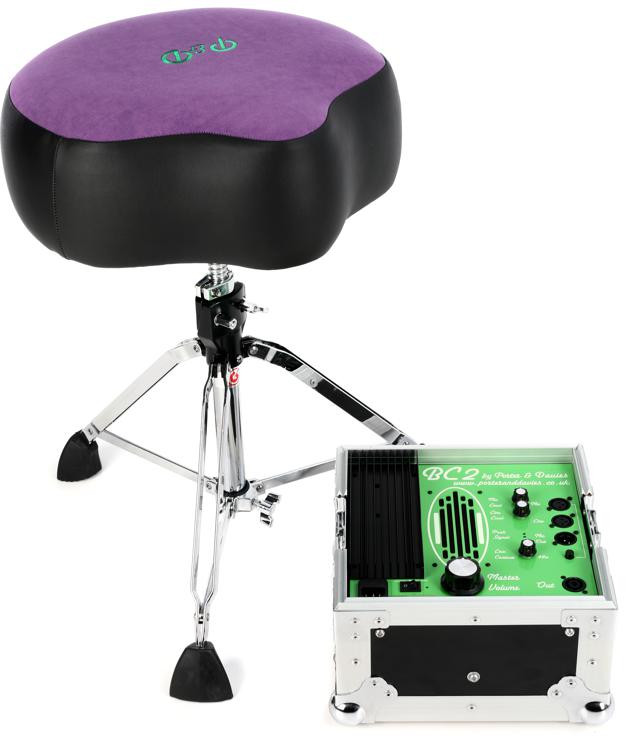 Porter & Davies BC2 Tactile Drum Monitor with Saddle Throne Top and