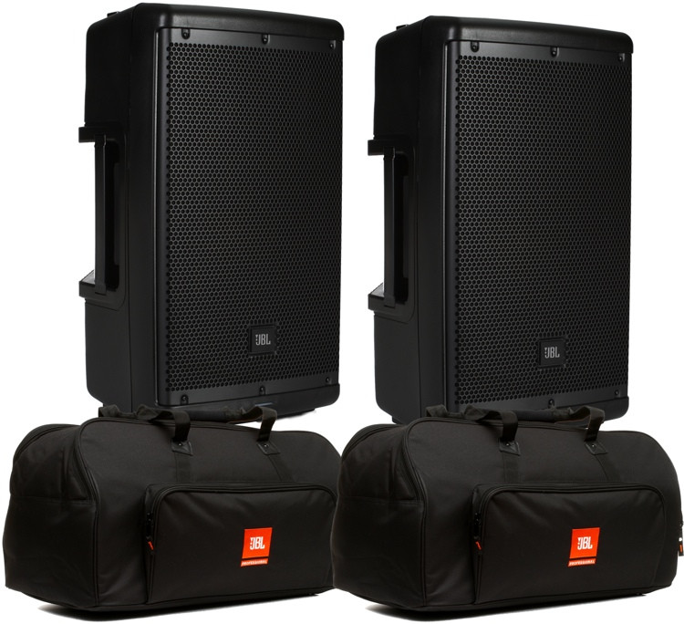 JBL EON610 Speaker Pair with Bags Sweetwater